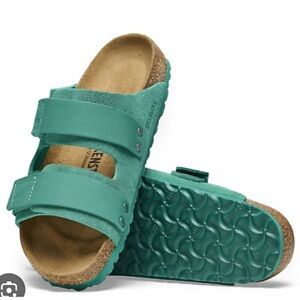 Birkenstock Uji Green Sandals New with tags size 38/7